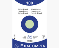 Exacompta 10346E indexkaart Geel 100 stuk(s)