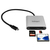 StarTech.com FCREADU3C kártyaolvasó USB 3.2 Gen 1 (3.1 Gen 1) Type-C Fekete, Ezüst