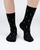 NIKIN TreeSocks Winter Allover Unisex Crew-Socken Schwarz 1 Paar(e)