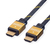 ROLINE GOLD HDMI High Speed Cable + Ethernet, M/M 5 m cavo HDMI HDMI tipo A (Standard) Nero, Oro