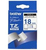 Brother Gloss Laminated Labelling Tape - 18mm, Blue/White label-making tape TZ