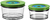 Bosch MMZV0SB2 recipiente de almacenar comida Alrededor Caja Verde, Transparente 2 pieza(s)