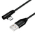 LogiLink CU0141 USB-kabel 0,3 m USB 2.0 USB A Micro-USB B Zwart