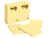 Post-It Notes, 4 in x 6 in, Canary Yellow, 12 Pads/Pack