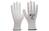 5-Finger-Handschuh Nitras 6200, Gr. XL=9 weiß, Nylon, PU-Beschichtung, teilbeschichtet auf Innenhand, Strickbund, EN 388