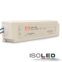 Article picture 1 - LED transformer MW LPV 12V / DC :: 0-100W :: IP67