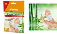 Lifemed Compresses vitales Bambou, 80 x 60 mm, blanc (6499326)