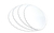 Plattenpapier Tortenscheibe Tortenpapier Tortenspitze, oval, 40g/m², 36x52cm, Weiß, 500 Stück