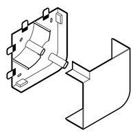 Angle plat pour goulotte d'installation Logix 45, Logix Universel et PCABS ZH 85x50mm blanc Artic (48004)