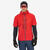 Men's Pacer Short-sleeved Cross Country Ski Jacket - Red And Navy Blue - XL .
