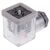 RS PRO Ventilsteckverbinder DIN 43650 A Buchse 3P+E / 24 V dc mit Lampe, PG11 Schraubmontage, Klar