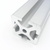 Aluminiumprofil 40x40S I-Typ Nut 8 x 1mm > Zuschnitt 01 (max 2m)