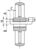 MITUTOYO Mikrométer kis kengyelmélységgel skáladobos : 25 - 50 mm / 0,01 mm 147-302