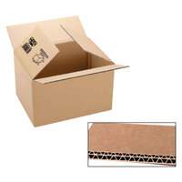 PACK 5 CAJAS EMBALAJE DE CARTON CANAL DOBLE 8MM 400X290X220MM