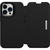 OtterBox Strada - Leder Flip Case - Apple iPhone 13 Pro Shadow - Schwarz - Schutzhülle
