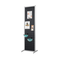 FlexiSlot®-Tower „Construct-Slim“ mit Zubehör | antracitszürke, hasonló mint RAL 7016