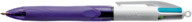 4-Farb-Druckkugelschreiber BIC® 4 Colours® GRIP Fun, 0,4mm
