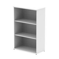 Impulse 1200mm Bookcase White I000170