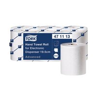 Tork Electronic White 2-Ply Hand Towel Roll 195mm Wide Sheet (Pack of 6) 471113