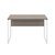 Jemini Soho Square Leg Desk 1200x600x760mm Grey Oak/White KF90771