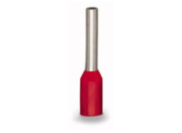 Isolierte Aderendhülse, 1,0 mm², 16 mm/10 mm lang, DIN 46228/4, rot, 216-243