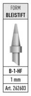 Stannol B-1-HF Forrasztóhegy Ceruza forma Tartalom, tartalmi egységek rendelésenként 1 db