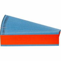 Wire Marker Cards - Solid NEMA Colours 6.35 mm x 38.00 mm WM-COL-OR, Orange, Vinyl, 25 pc(s), RoHS, 38.1 mm, 38.1 mm Marcatori per cavi