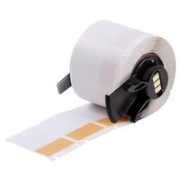 Self-laminating Vinyl Labels for M611, BMP61 and BMP71 25.40 mm x 38.10 mm PTL-31-427-OR, Orange, Transparent, Self-adhesive printer Etichette per stampante