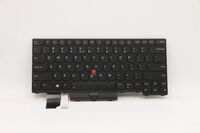 FRU Odin Keyboard Full BL (Liteon) US English Euro 5N20W67821, Keyboard, US English, Lenovo, ThinkPad L14 Gen 2 (20X1, 20X2) Einbau Tastatur