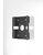 Glass VESA Mount Bracket with Security Slot (with 3M adhesive plate) - Black Ständer