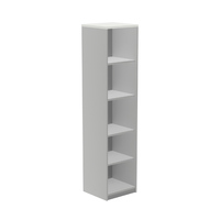 ARMARIO ESTANTERIA ALTO SIN PUERTAS 195x45x45 ESTRUCTURA ALUMINIO/TAPA BLANCO