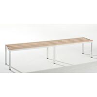 Beech cloakroom bench