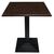 Bolero Square Table Top in Dark Brown Heat & Water Resistance Pre Drilled 700mm