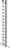 Alu-Mehrzweckleiter 3x14 Sprossen Leiterlänge 4,18 m Arbeitshöhe bis 10,80 m
