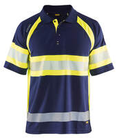 High Vis Polo Shirt 3338 marineblau/gelb