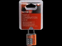 Samsonite Travel Accessories számzáras bőrönd lakat narancssárga U23*76103