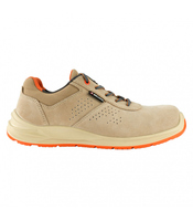 Zapato de seguridad T45 S1P serraje beige Flex. BELLOTA