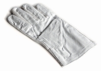 Handschoenen voor testgewichten materiaal Leder/katoen