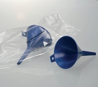 Disposable funnels PS blue detectable