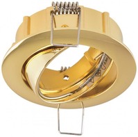 EVN Halogen-NV-Einbauleuchte 515421 schwenkbar-GX5,3-max.50W-gold