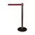 Barrier Post / Barrier Stand "Guide 28" | anthracite burgundy similar to Pantone 505 C 2300 mm