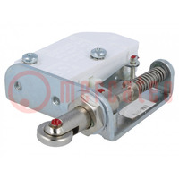 Limit switch; metal roller; SPDT; 16A; max.400VAC; max.220VDC