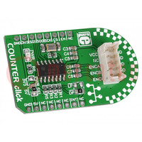 Click board; placa prototipo; Comp: LS7366R; 3,3VDC,5VDC