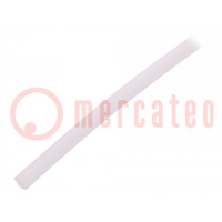 Insulating tube; silicone; transparent; -50÷200°C; Øint: 2mm