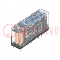 Relay: electromagnetic; SPST-NO x5 + SPST-NC x1; Ucoil: 24VDC