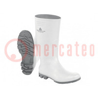 Boots; Size: 47; white-gray; PVC; bad weather,slip; high