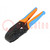 Tool: for crimping; insulated solder sleeves; 6mm2,10mm2,16mm2