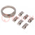 Worm gear clamp; W: 14mm; chrome steel AISI 430; EB; W4