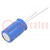 Capacitor: electrolytic; THT; 220uF; 63VDC; Ø12.5x20mm; Pitch: 5mm