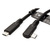 ROLINE USB 3.2 Gen 2x2 Kabel, Emark, C-C, ST/ST, 20Gbit/s, 100W, gewinkelt, schwarz, 1 m